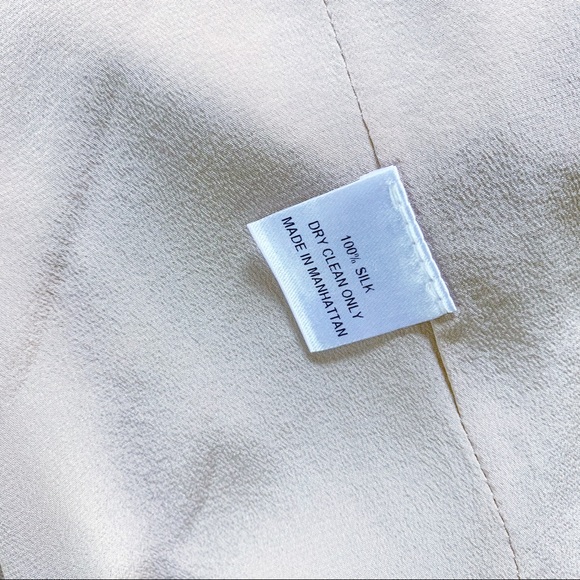 Jennifer Hope Nude Silk & Leather Mini Skirt NWOT - Picture 5 of 6